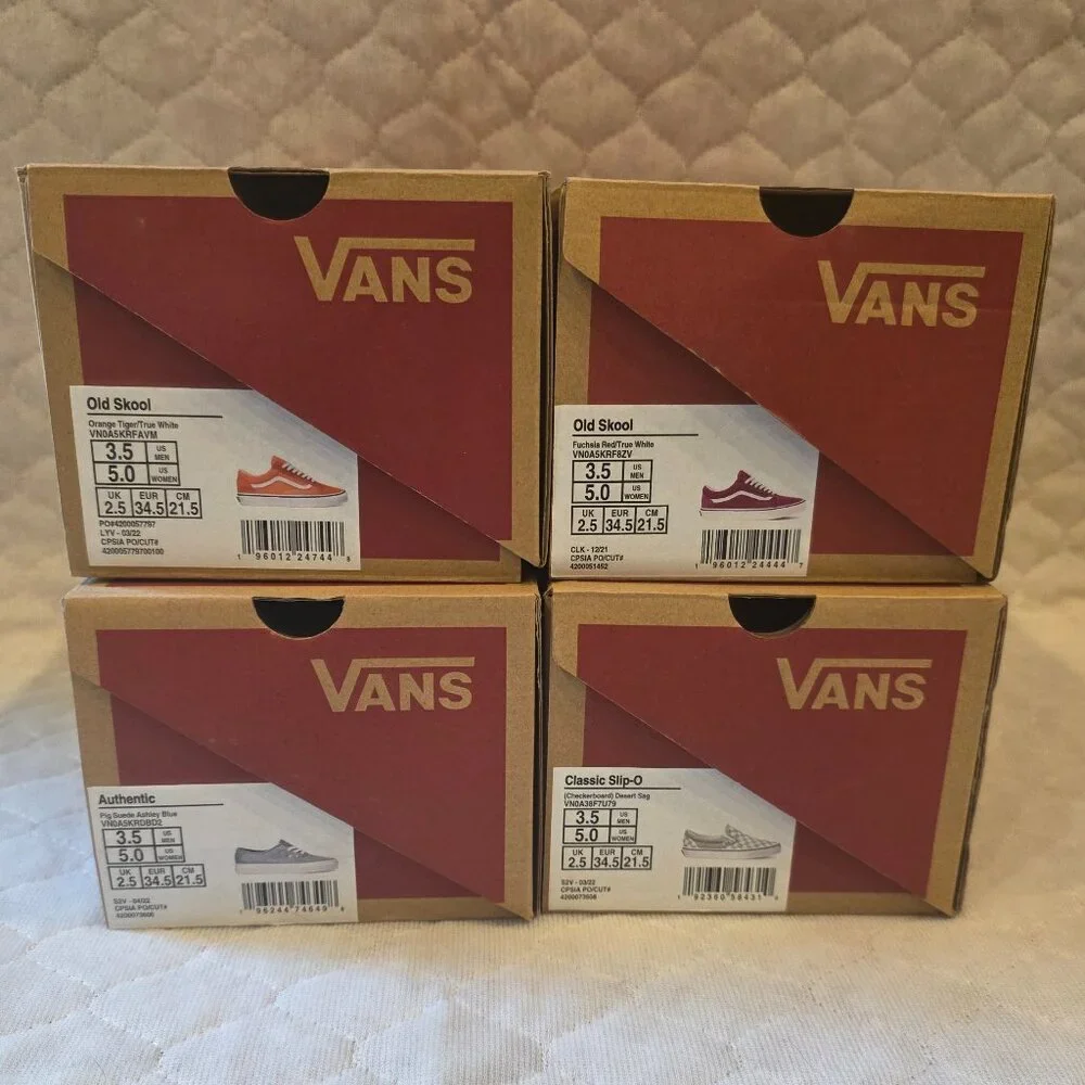 (4) Empty Vans 